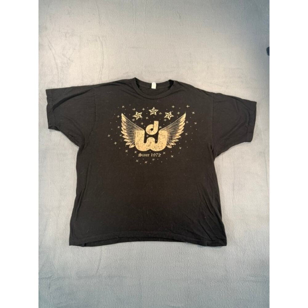 DW DRUMS TEE SHIRT BLACK SIZE M